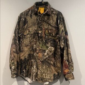 Browning Men’s Mossy Oak Forest Camo Shirt Jacket